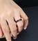 Men's wedding band, rose gold strip, black hammered tungsten carbide ring, gift for him, men's wedding ring, black ring, comfort fit ring product 10